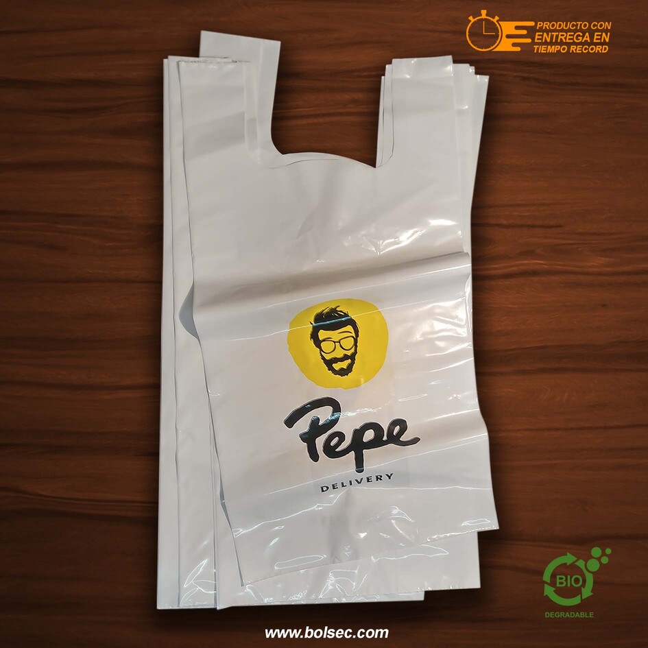 bolsa tipo supermercado impresas
